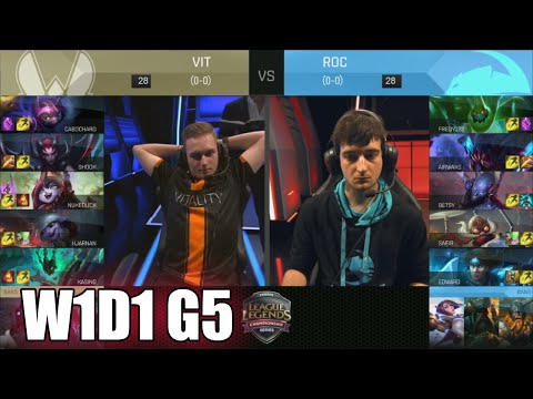 Vitality vs ROCCAT | Week 1 Day 1 S6 EU LCS Spring 2016 | VIT vs ROC G1 W1D1