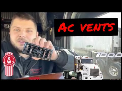 Kenworth Aerocab Ac Vents T-800, W900, T-600