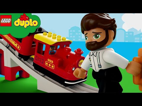 LEGO DUPLO | Das Zuglied | Kinderlieder und Cartoons | Moonbug Kids Deutsch