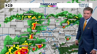 Live Weather: Mother's Day storms move through North Texas