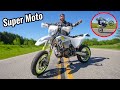 Wheelies On My New Super Moto Dirt Bike
