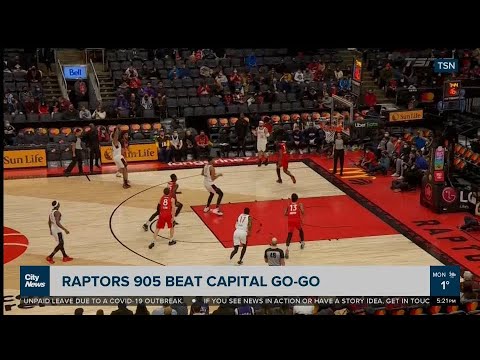 Raptors watch the 905's epic comeback at the Scotiabank Arena