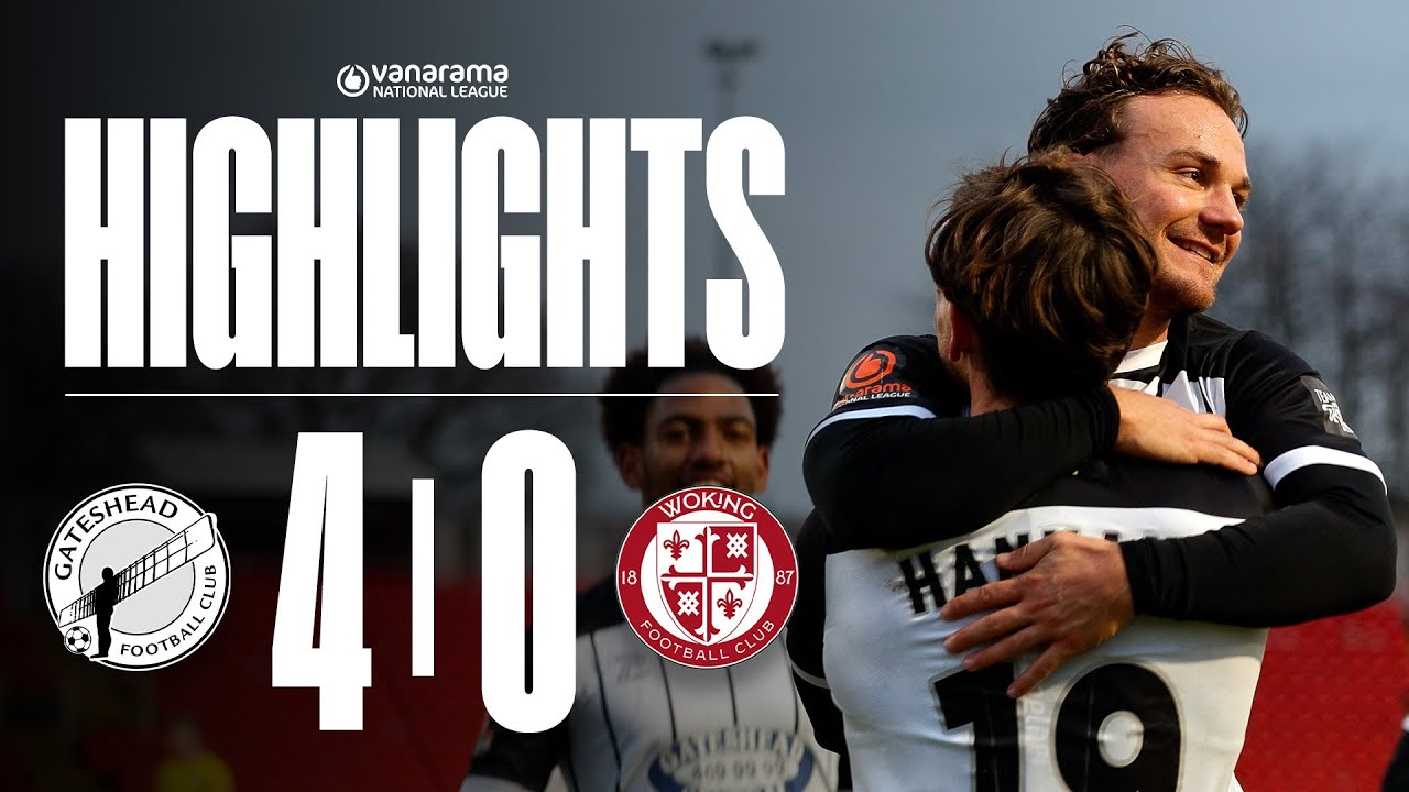 Gateshead hit Woking for FOUR at home! 🤩 | Gateshead 4-0 Woking | HIGHLIGHTS