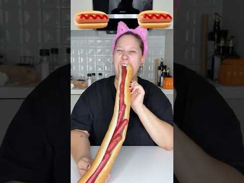 From Small To Giant Hot Dog 🌭 #shortvideo #funny #viral