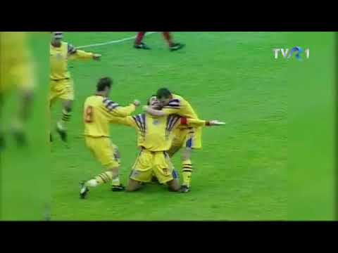 Gica Popescu, all his 16 goals for Romania