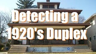 Detecting around a 1920s Duplex in Dayton, Ohio