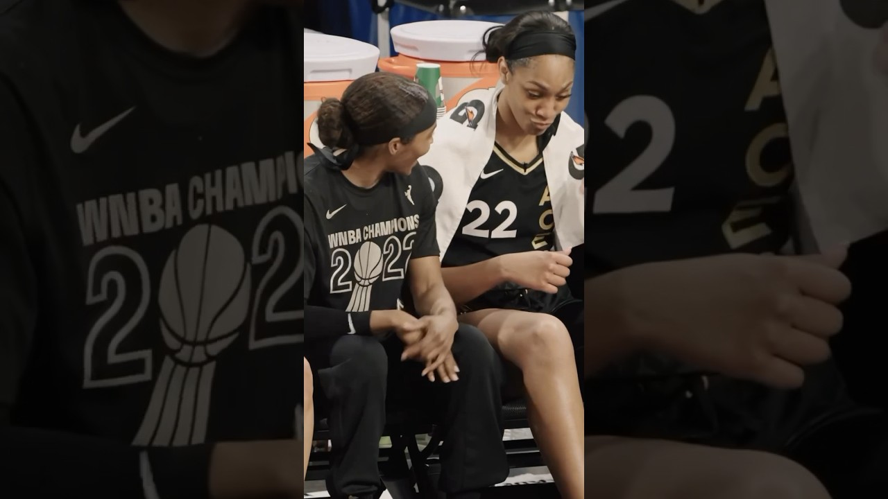 Top 15 Viral Social Moments of 2023 🙌 - #2 Sydney Colson and A’ja Wilson Bench Shenanigans!