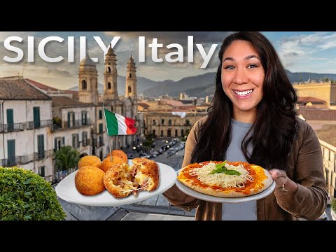 ITALIAN STREET FOOD TOUR in Sicily, Italy!  (First Time in Southern Italy)