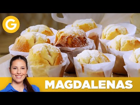 La receta ORIGINAL de Magdalenas de Estefi Colombo 💛 | El Gourmet