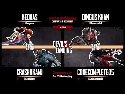 Devil's Landing Week 8 - Keobas vs CrashOkami / Dingus Khan vs CodeComplete85 [runback]