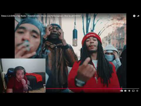 Ewuu x LA Drilly x Sey Buckz - Freestyle (Mic Check Live Performance) (Ambitious Reacts)