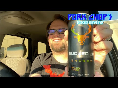 Pork Chop's Food Review: Bucked Up Energy Mango Tango
