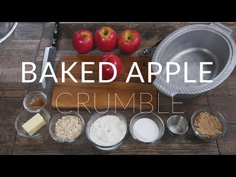 Baked Apple Crumble Video