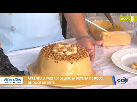 Aprenda a fazer a deliciosa receita de bolo de doce de leite 03 11 2021