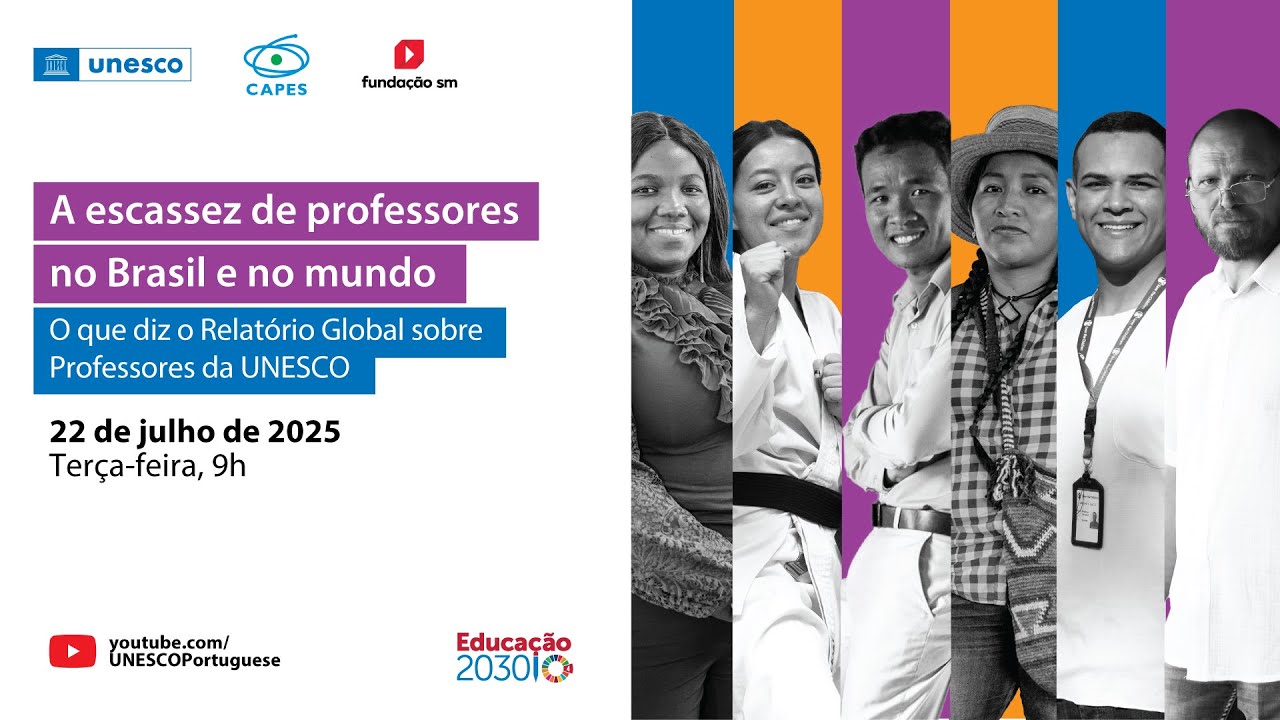 Webinar de Lançamento da publicação Relatório Global sobre Professores