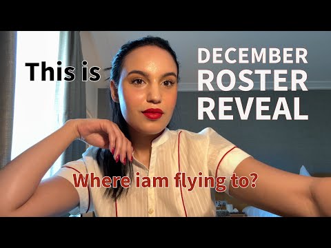 December roster reveal {emirates cabin crew}