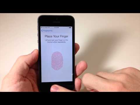 How to Setup Touch ID on iPhone 5s (Fingerprint...