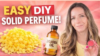 DIY Solid Perfume Recipe | Easy Beeswax & Jojoba Oil Perfume (No Alcohol)