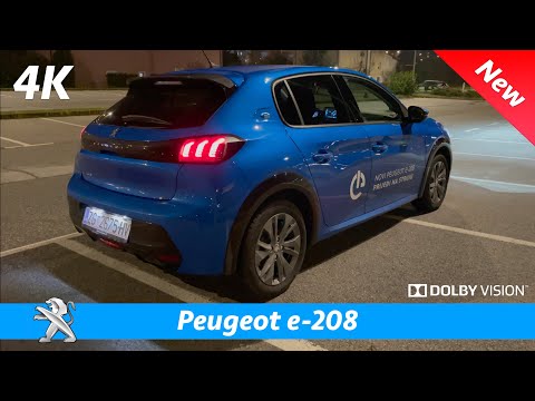 Peugeot e-208 Allure 2021 - FIRST Look in 4K | Exterior - Interior (Day & Night)