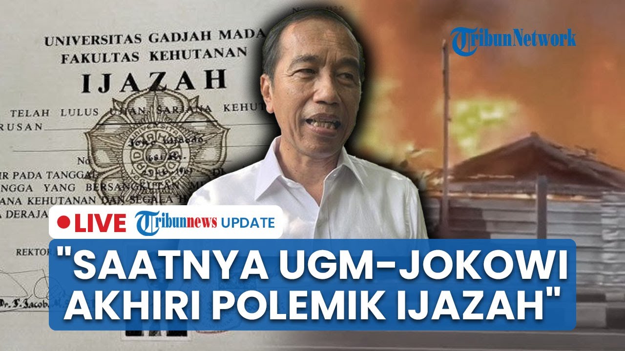 🔴LIVE: Politisi PDIP Tuding Ijazah Jokowi Dicetak di Pasar Pramuka, UGM & Alumni Didesak Buka Suara
