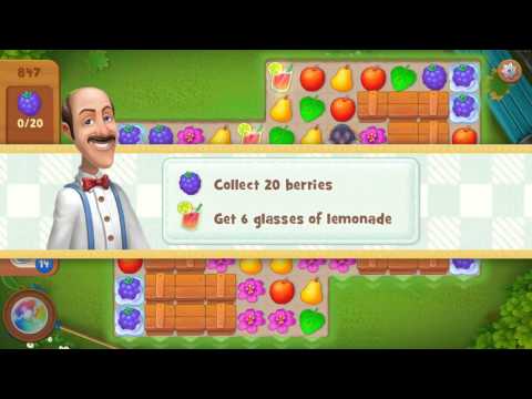 Gardenscapes level 847