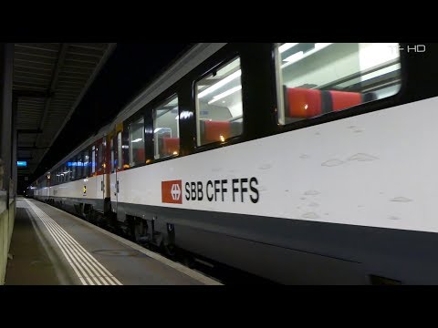 Züge auf der Gotthardbahn-Winter 2017-Flüelen Bhf