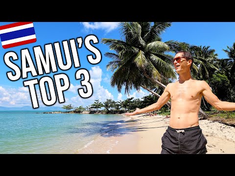 Top 3 BEST BEACHES in Koh Samui for 2024 🌴🌅 🏖️🌊