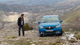 Renault Logan 2014 Тест-драйв Игорь Бурцев / Новый Рено Логан Обзор 2016