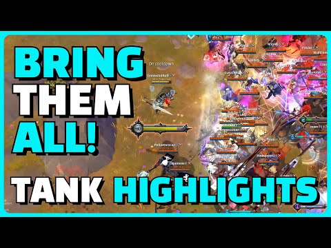 Albion Online ZvZ (Europe) | How to Play Clump Tank | Tank Highlights (Daybreaker, HOJ, Earthrune)