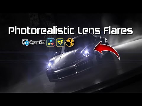 Physically-Based Lens Flares for Resolve, Fusion & Nuke