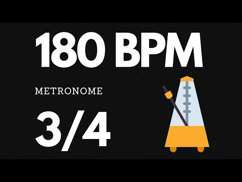 180 BPM Metronome 3/4