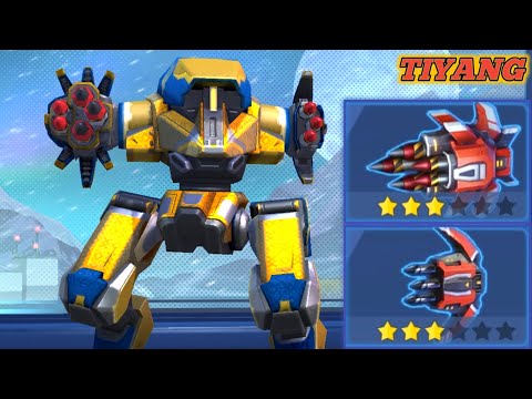 Guardian and Javelin Rack 16 Dominating Fire Power | Mech Arena