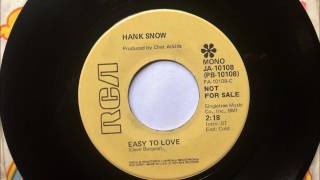 Easy To Love , Hank Snow , 1974