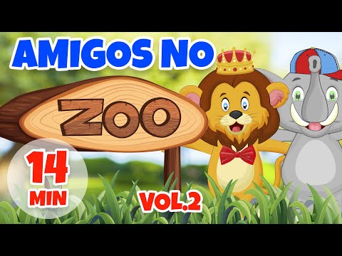 Amigos no Zoo Vol.2 - Giramille 14 min | Desenho Animado Musical