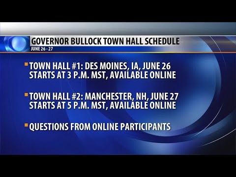 Bullock planning town halls during DNC debates
