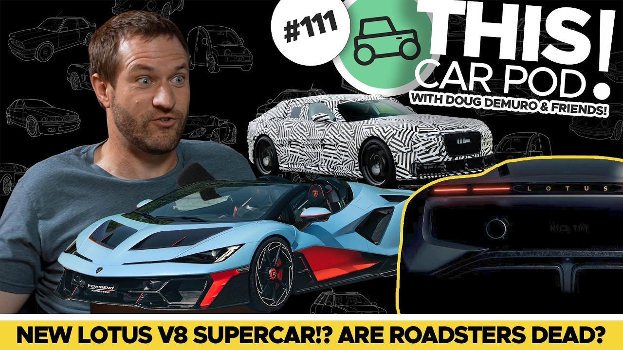 The Jaguar Type 01 Is Here, New Lotus V8 Supercar, the Revuelto Market is Crashing! THISCARPOD!EP111