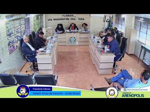 3ª Sessao Ordinária de Junho-2026, Transmissão ao vivo de Câmara Municipal Arenópolis GO