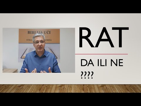 58 BORBA I SUKOBI - Kako razumeti ovaj fenomen na osnovu učenja Novog zaveta? - mr Zoran Marcikic