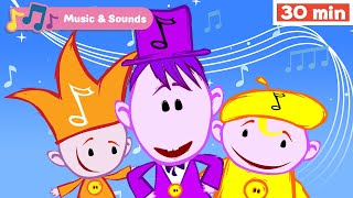 The Notekins | Learn Musical Instruments for Kids | Early Learning Videos with Music for Babies