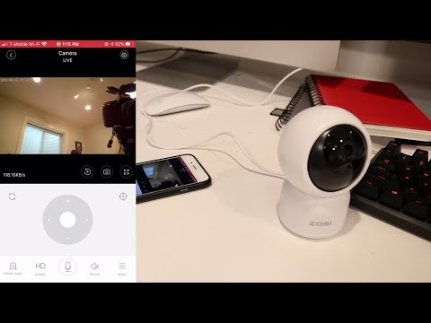 [Review] 1080P Baby Monitor Full View PTZ Camera(ZND520W2)-ZOSI Security Camera
