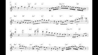 Hocus Pocus - Joe Henderson tenor saxophone solo transcription