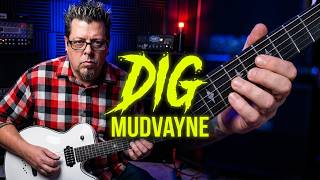 MUDVAYNE - DIG - Guitar Lesson by Mike Gross - How to play - Tutorial