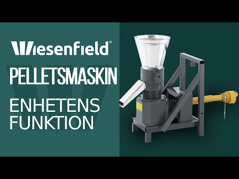 video - Pelletsmaskin - Max. 400 kg/h - Ø 230 mm