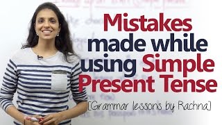 English Grammar lesson - Mistakes made using 'Simple Present Tense' ( Learn English)