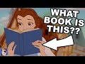 Disney Theory What Book Is Belle Actually Reading