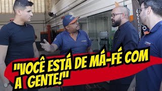 ABSURDO!!! DISCUSSÃO E RESPONSABILIDADE SOBRE DANO EM RODA DE VEÍCULO MARCAM A REPORTAGEM