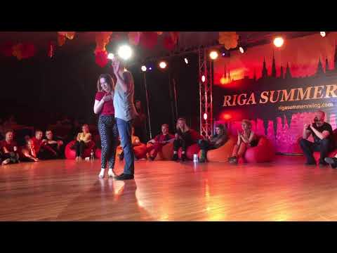 Sergey Khakhlev & Marina Korzun Riga Summer Swing 2018 Strictly Open 3rd place