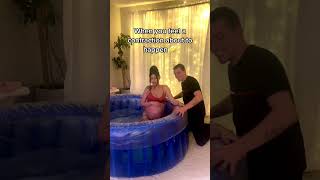 No talking during a contractions! Lol #funny #pregnancy #pregnant  #comedy