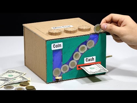 Build Personal Bank Saving Coin and Cash
