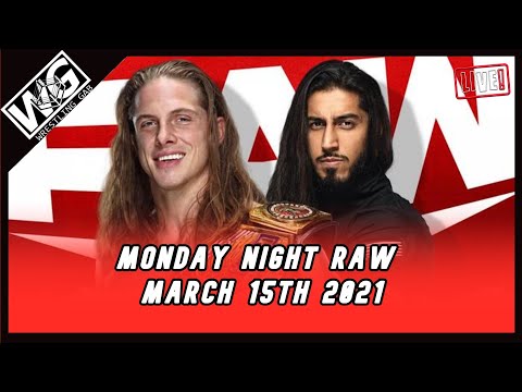 WWE Monday Night RAW Full Show Live Stream March 15th 2021